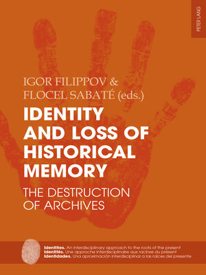 cover image of Identity and Loss of Historical Memory